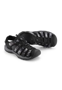 ALPINE PRO - Sandały turystyczne unisex z zakrytym noskiem Alpine Pro Awede. Kolor: czarny. Sezon: lato