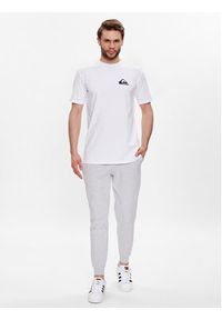Quiksilver T-Shirt Mini Logo EQYZT07215 Biały Regular Fit. Kolor: biały. Materiał: bawełna #5
