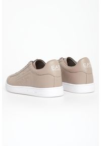 EA7 Emporio Armani - Sneakersy męskie skórzane EA7 EMPORIO ARMANI. Materiał: skóra #4
