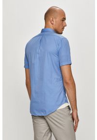 Polo Ralph Lauren - Koszula bawełniana. Typ kołnierza: polo. Kolor: niebieski. Materiał: bawełna. Długość rękawa: krótki rękaw. Długość: krótkie #4
