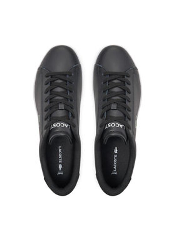 Lacoste Sneakersy 748SMA0011 Czarny. Kolor: czarny. Materiał: skóra