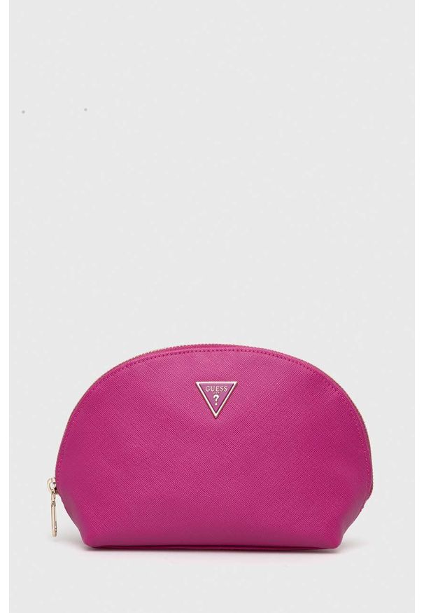 Guess kosmetyczka kolor różowy. Kolor: różowy