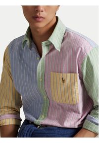 Polo Ralph Lauren Koszula 710974542001 Kolorowy Custom Fit. Typ kołnierza: polo. Materiał: bawełna. Wzór: kolorowy #6