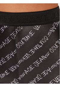 Versace Jeans Couture Legginsy 75HAC101 Czarny Slim Fit. Kolor: czarny. Materiał: syntetyk #3