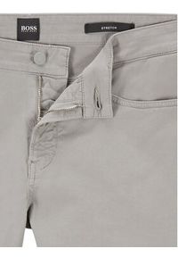 BOSS - Boss Spodnie materiałowe Delaware 3-5-20 50449504 Szary Slim Fit. Kolor: szary. Materiał: bawełna