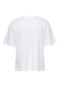 only - ONLY T-Shirt Susan 15372179 Biały Regular Fit. Kolor: biały. Materiał: bawełna #6
