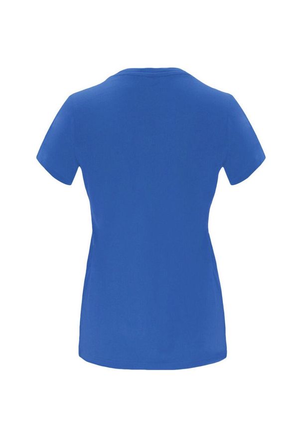 ROLY - Damska Koszulka Z Krótkim Rękawem Capri. Kolor: niebieski. Długość rękawa: krótki rękaw. Długość: krótkie. Sport: turystyka piesza