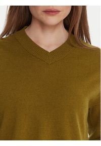 United Colors of Benetton - United Colors Of Benetton Sweter 102HD4032 Zielony Relaxed Fit. Kolor: zielony. Materiał: wiskoza #5