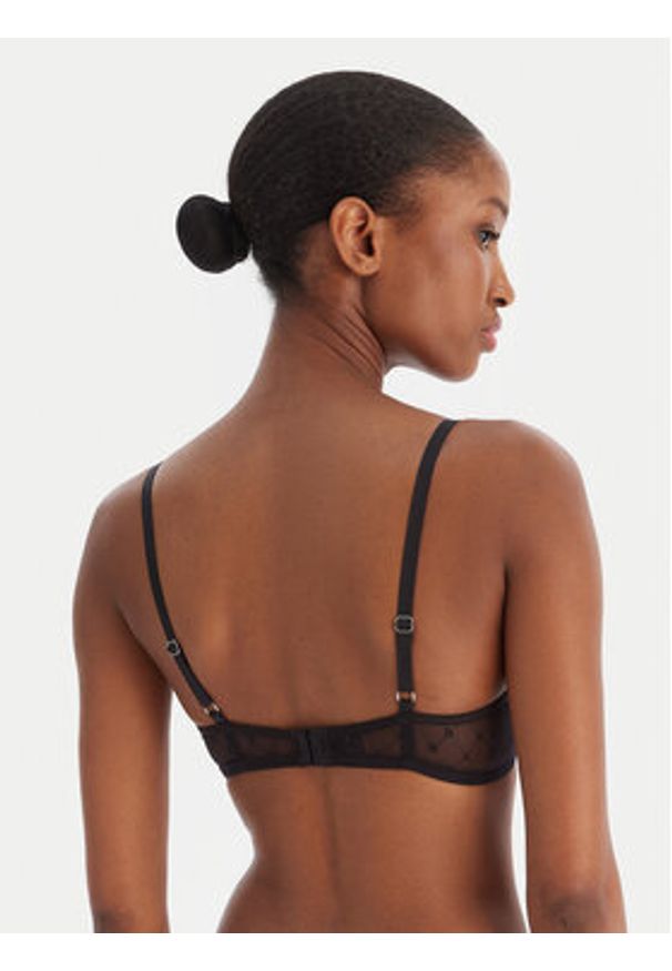 DKNY Biustonosz z fiszbiną DK4039 Czarny. Kolor: czarny. Materiał: syntetyk