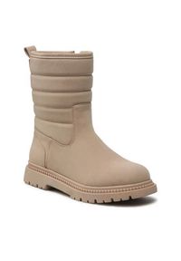 DeeZee Botki CS5911-01 Beżowy. Kolor: beżowy. Materiał: skóra #6