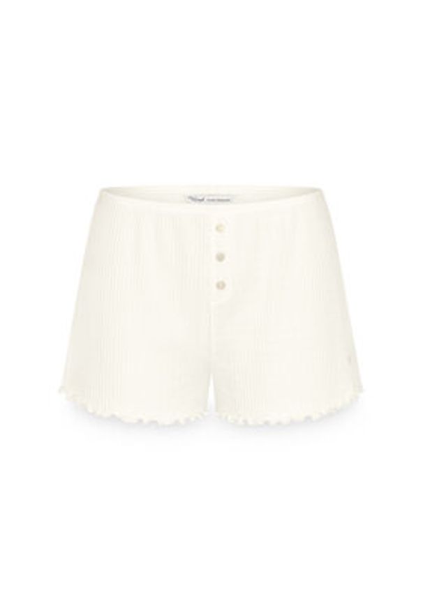 Triumph Szorty piżamowe Mix & Match 10227205 Biały Regular Fit. Kolor: biały. Materiał: bawełna