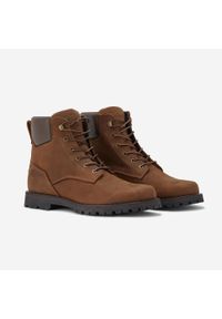 SOLOGNAC - Buty skórzane Crosshunt 510 HTG wytrzymałe. Zapięcie: sznurówki. Materiał: skóra. Szerokość cholewki: normalna. Sport: outdoor