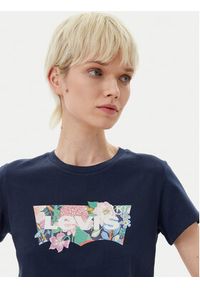Levi's® T-Shirt A2086-0361 Granatowy Standard Fit. Kolor: niebieski. Materiał: bawełna