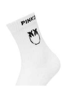 Pinko - PINKO Skarpety długie Noirvegia 106071 A302 Biały. Kolor: biały. Materiał: bawełna #2