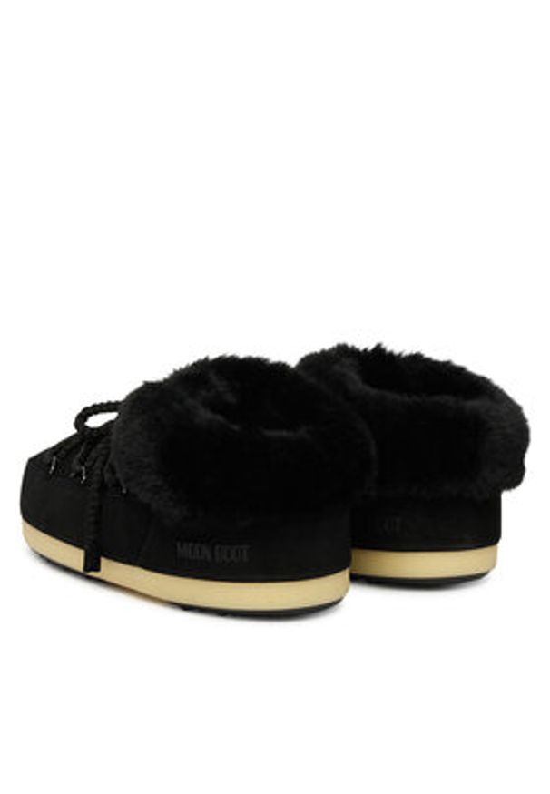 Moon Boot Śniegowce Mb Evx Mule Suede 80D1470090 Czarny. Kolor: czarny. Materiał: skóra, zamsz