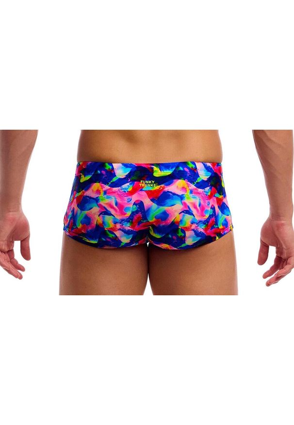 FUNKY TRUNKS - Kąpielówki Funky Trunks Wet Wave - trunki męskie. Kolor: wielokolorowy
