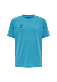 Koszulka sportowa z krótkim rękawem dziecięca Hummel Core XK Kids Poly T-Shirt. Kolor: niebieski. Materiał: poliester. Długość rękawa: krótki rękaw. Długość: krótkie. Sezon: lato