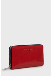 Tommy Jeans - Portfel. Kolor: czerwony. Materiał: materiał. Wzór: gładki #2
