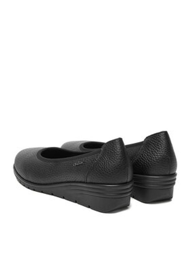 Rieker Półbuty L5360-00 Czarny. Kolor: czarny. Materiał: skóra