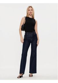 Guess Bluzka Denisa W4GP09 KC790 Czarny Regular Fit. Kolor: czarny. Materiał: bawełna #4