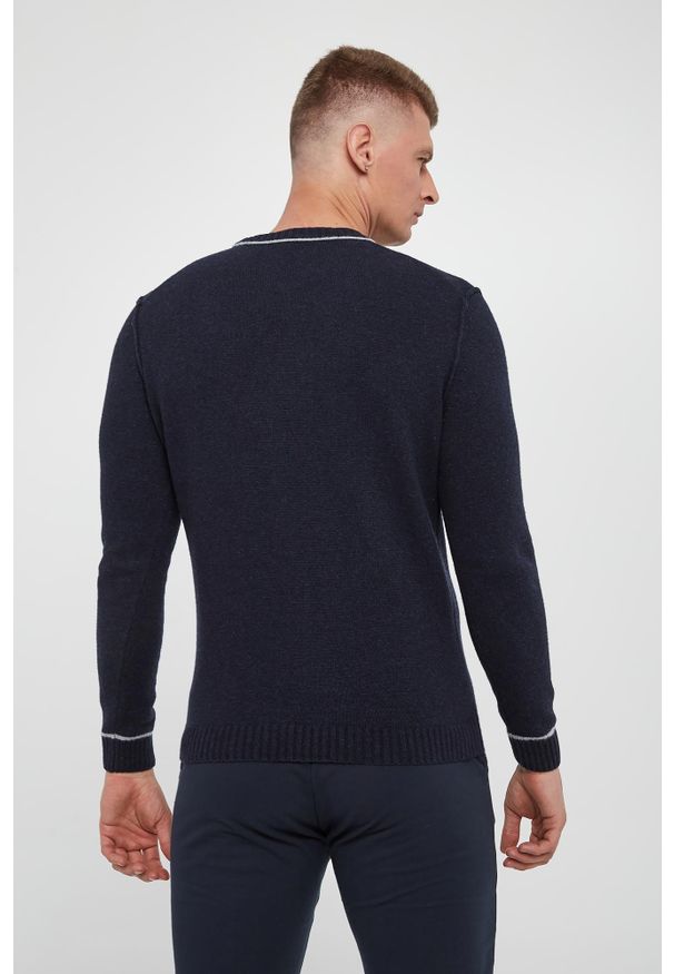 Aeronautica Militare - Sweter męski wełniany AERONAUTICA MILITARE. Materiał: wełna