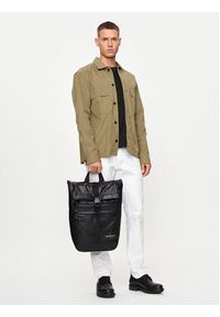 Calvin Klein Jeans Plecak Monogram Soft Rolltop K50K512033 Czarny. Kolor: czarny. Materiał: skóra #3