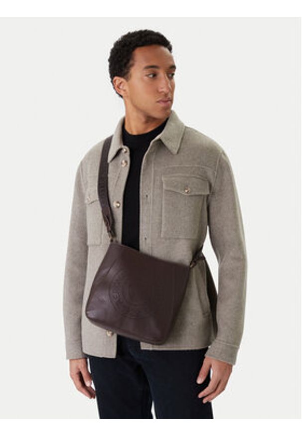 Aeronautica Militare Saszetka 252BO1146DPL00308 Brązowy. Kolor: brązowy. Materiał: skóra