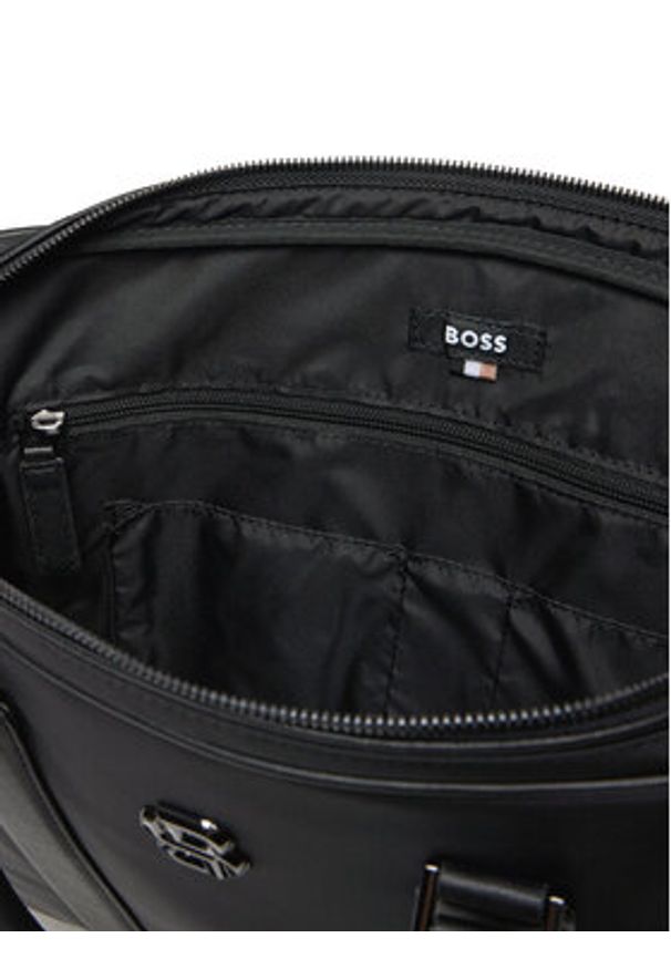 BOSS - Boss Torba na laptopa Icon 50523484 Czarny. Kolor: czarny. Materiał: materiał