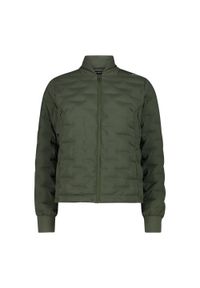 Kurtka puchowa bez szwów damska CMP. Kolor: zielony. Materiał: puch. Sport: narciarstwo #1