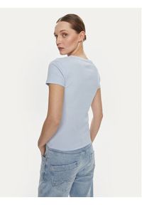 GAP - Gap T-Shirt 870883 Błękitny Slim Fit. Kolor: niebieski. Materiał: bawełna