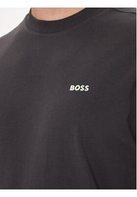 BOSS - Boss T-Shirt Tee 50506373 Szary Regular Fit. Kolor: szary. Materiał: bawełna #5