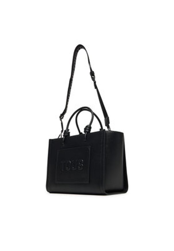Tous - TOUS Torebka La Rue New 2002025651 Czarny. Kolor: czarny. Materiał: skórzane