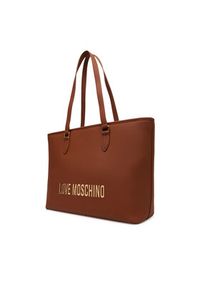 Love Moschino - LOVE MOSCHINO Torebka JC4190PP1NKD0312 Brązowy. Kolor: brązowy. Materiał: skórzane #4
