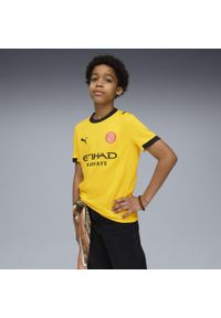 Puma - Młodzieżowa koszulka wyjazdowa Girona FC 25/26 PUMA. Kolor: czerwony, żółty, wielokolorowy. Sport: piłka nożna