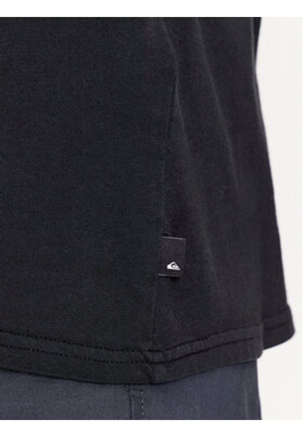 Quiksilver T-Shirt Cleancircle EQYZT07491 Czarny Regular Fit. Kolor: czarny. Materiał: bawełna