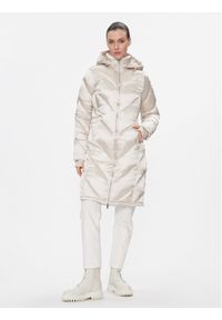 Calvin Klein Kurtka zimowa K20K207069 Écru Regular Fit. Materiał: syntetyk. Sezon: zima