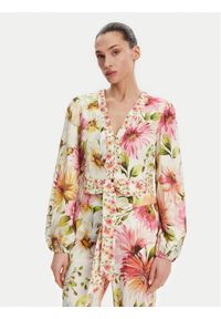 Guess Bluzka W5GH40 WG4G0 Kolorowy Regular Fit. Materiał: wiskoza. Wzór: kolorowy