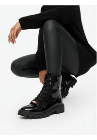 Nine West Trzewiki CEO-NIDA-01 Czarny. Kolor: czarny. Materiał: materiał #3