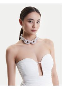 Elisabetta Franchi Naszyjnik 2J2518/V037-S623 Biały. Kolor: biały #4