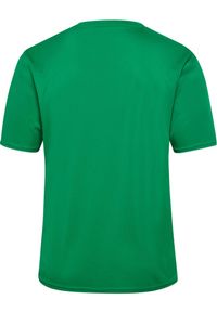 Niezbędna koszulka Hummel. Kolor: zielony. Sport: piłka nożna #2