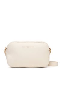 TOMMY HILFIGER - Tommy Hilfiger Torebka Th Logo Camera Bag AW0AW18115 Écru. Kolor: kremowy. Materiał: skórzane #2