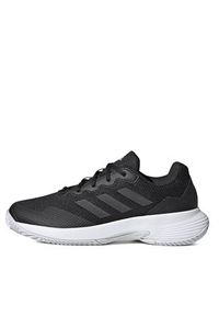 Adidas - adidas Buty do tenisa Gamecourt 2.0 Tennis Shoes ID1494 Czarny. Kolor: czarny. Materiał: materiał. Sport: tenis #4