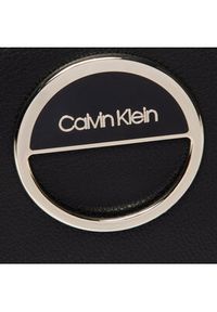 Calvin Klein Torebka Hoop Ew Crossbody K60K606313 Czarny. Kolor: czarny. Materiał: skórzane #4