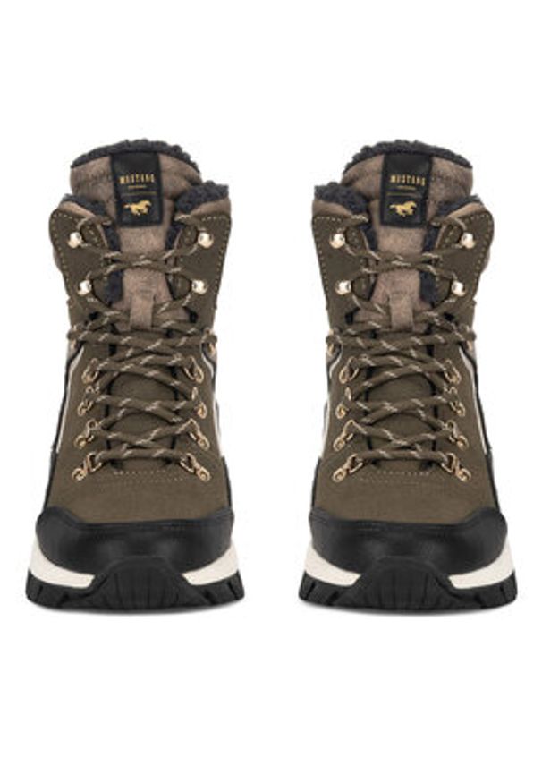 Mustang Trzewiki 1481-605 Beżowy. Kolor: beżowy. Materiał: skóra