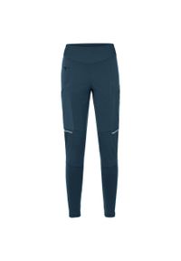 Vaude - Legginsy damskie VAUDE Larice. Kolor: niebieski. Sport: turystyka piesza #1