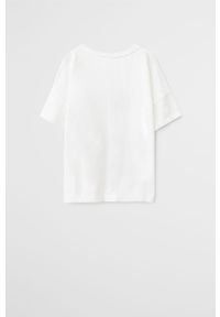 Mango Kids - Piżama dziecięca Dalmata 110-164 cm. Kolor: biały. Materiał: tkanina, bawełna, wiskoza, dzianina #7