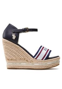 U.S. Polo Assn. Espadryle Aylin AYLIN009 Niebieski. Kolor: niebieski. Materiał: skóra