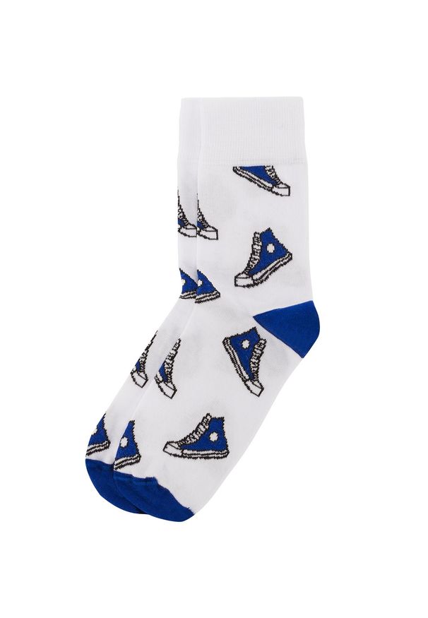 Skarpetki Bobby Sox - Niebieskie cichobiegi BS5. Kolor: niebieski. Materiał: poliamid, bawełna, elastan