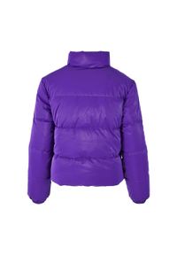 Urban Classics - Damska Kurtka Puchowa Sharkskin. Kolor: fioletowy. Materiał: puch. Sport: turystyka piesza