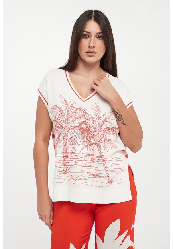 Sportalm - Sweter damski bawełniany SPORTALM. Materiał: bawełna